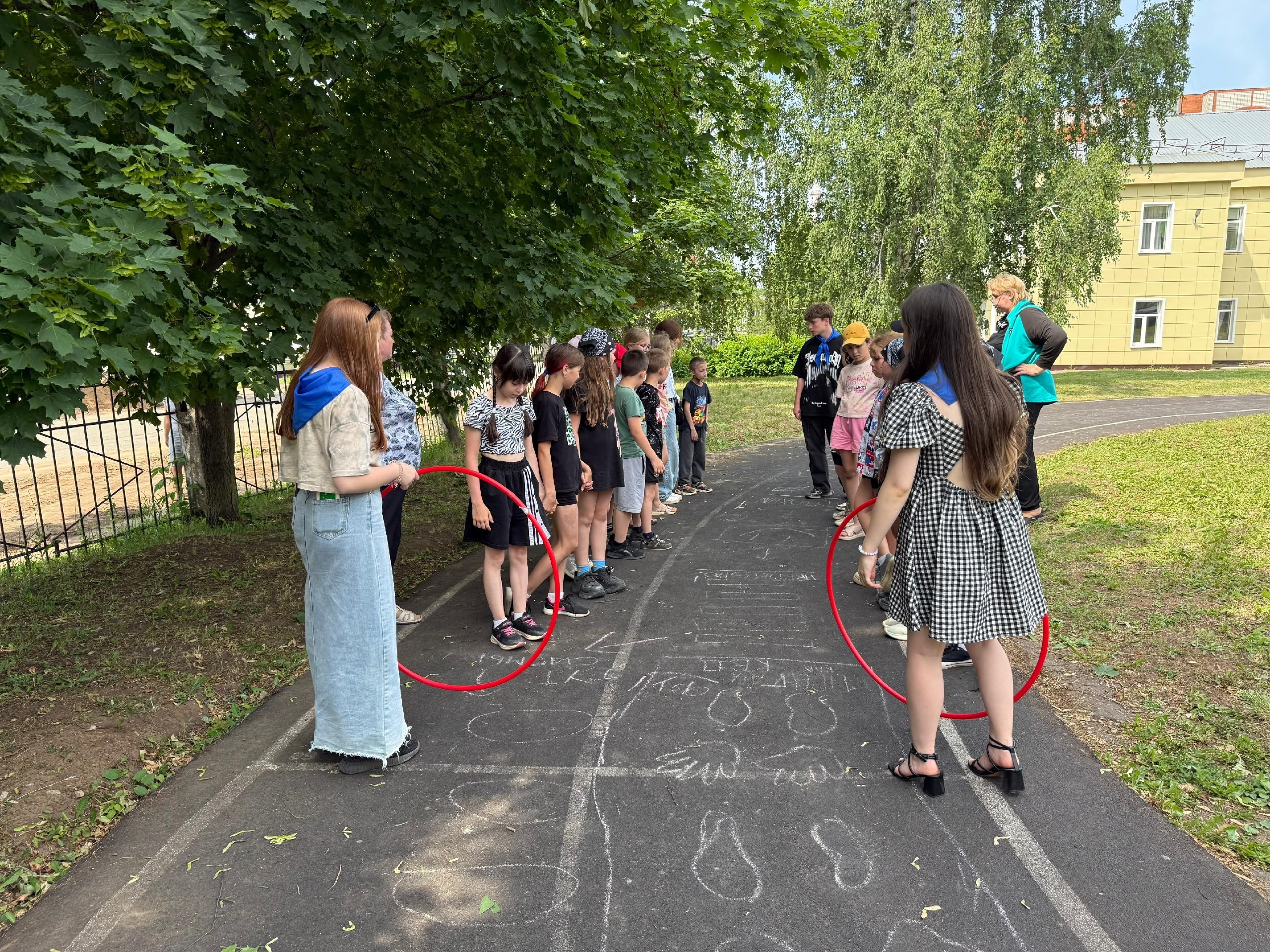 Пожарная эстафета.